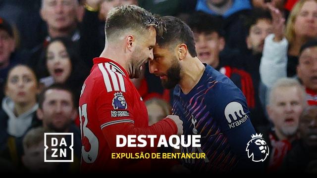Clima aqueceu! Bentancur deu cabeçada e Shaw e acabou expulso
