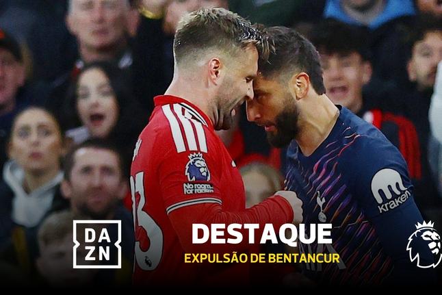 Clima aqueceu! Bentancur deu cabeçada e Shaw e acabou expulso