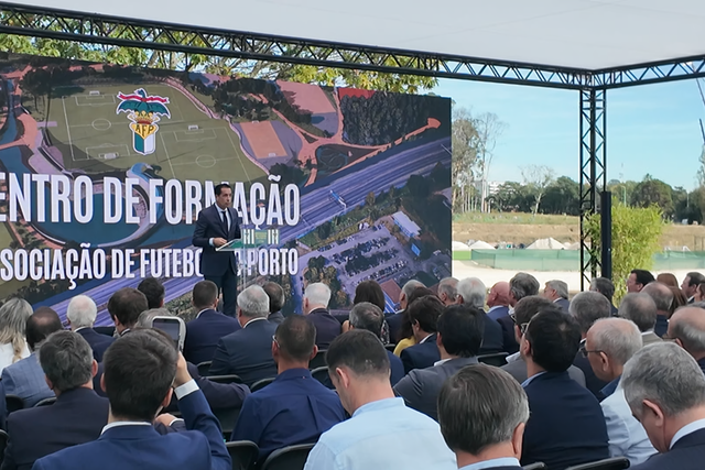 Discurso de Proença na inauguração do novo Centro de Formação da AF Porto