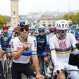 Remco Evenepoel foi o porta-voz do pelotão durante o protesto - Foto: X/Il Lombardia