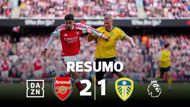 Arsenal consegue reviravolta com golo vindo do banco (resumo)