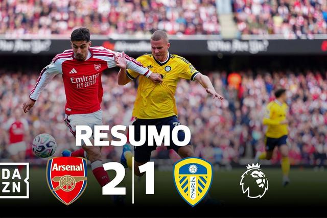 Arsenal consegue reviravolta com golo vindo do banco (resumo)