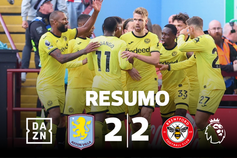 Brentford 'renasce' duas vezes para fazer tropeçar o Aston Villa (resumo)