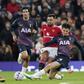 Drama em Old Trafford: Tottenham resiste com dez e trava Man. United