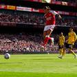 Calafiori fez um dos golos do Arsenal frente ao Leeds - Foto: IMAGO