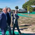 José Manuel Neves com Luís Montenegro, Pedro Duarte, António Tavares e Pedro Proença - Foto: A BOLA