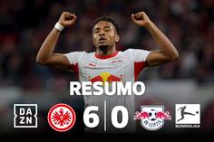 Eintrach Frankfurt sofre goleada às mãos de Leipzig (e Nkunku) (resumo)