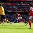 Bruno Guimarães fez o golo da reviravolta do Arsenal frente ao Leeds - Foto: IMAGO