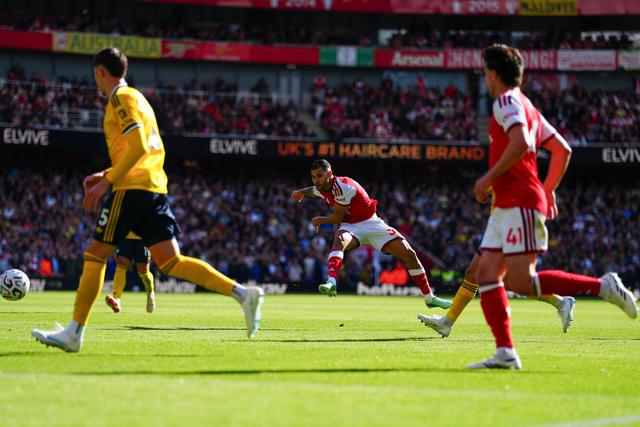 Bruno Guimarães fez o golo da reviravolta do Arsenal frente ao Leeds - Foto: IMAGO