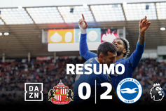 Atenção, Torreense: Brighton mostra como se tomba o Sunderland (resumo)