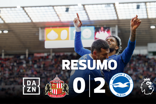 Atenção, Torreense: Brighton mostra como se tomba o Sunderland (resumo)