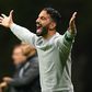 O treinador do Sporting, Ruben Amorim, reage durante o jogo com o SC Braga (HUGO DELGADO/LUSA)