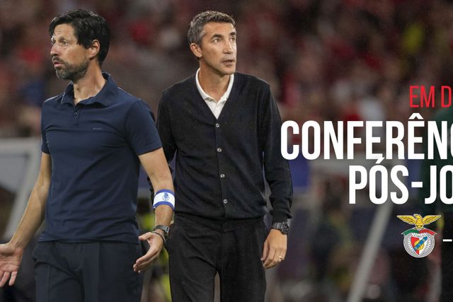 EM DIRETO: a conferência de Bruno Lage e Vítor Bruno após o Benfica-FC Porto