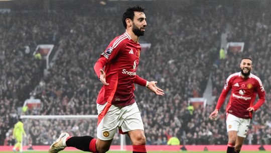 Bruno Fernandes esteve perto de igualar registo de Ronaldo na Premier League