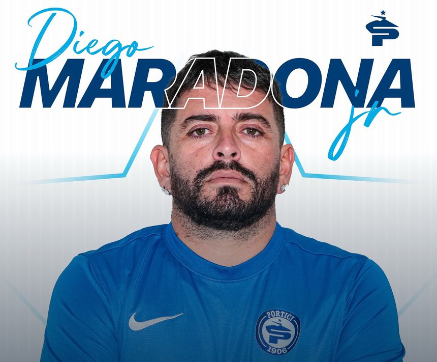 Diego Maradona Jr. tem novo clube - Foto: Portici 1906
