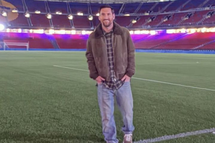 Messi no Camp Nou (Créditos: Instagram/@leomessi)