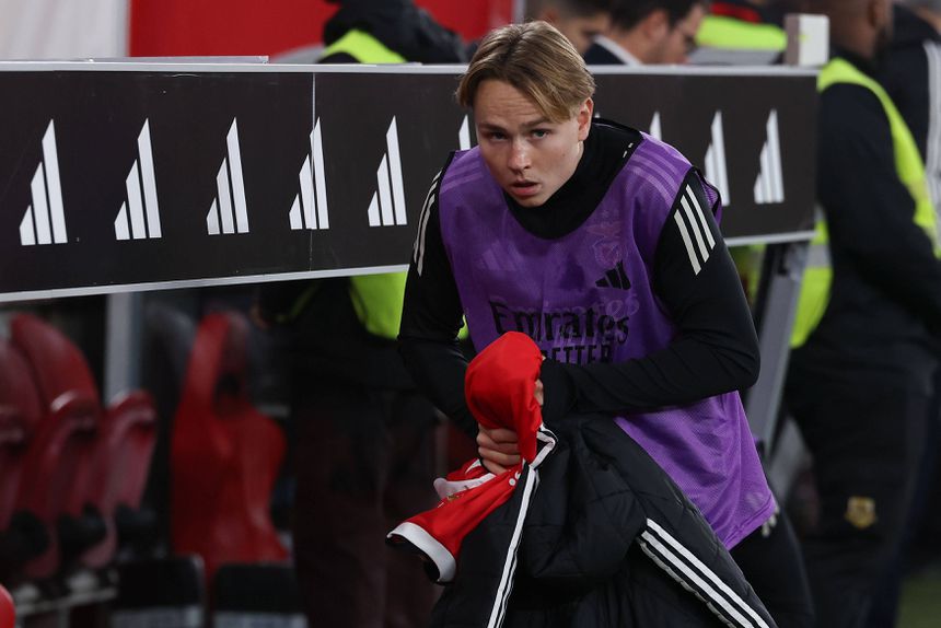 Andreas Schjelderup, jogador do Benfica