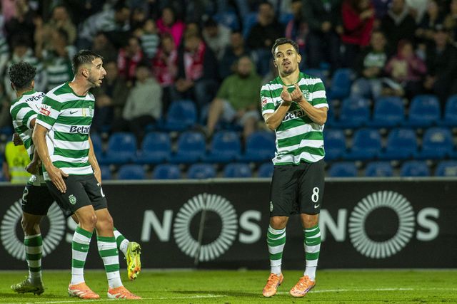 Pedro Gonçalves,
 avançado de 27 anos, 
foi dispensado 
da Seleção Nacional 
devido à lesão
contraída nos Açores - Foto: EDUARDO COSTA/LUSA