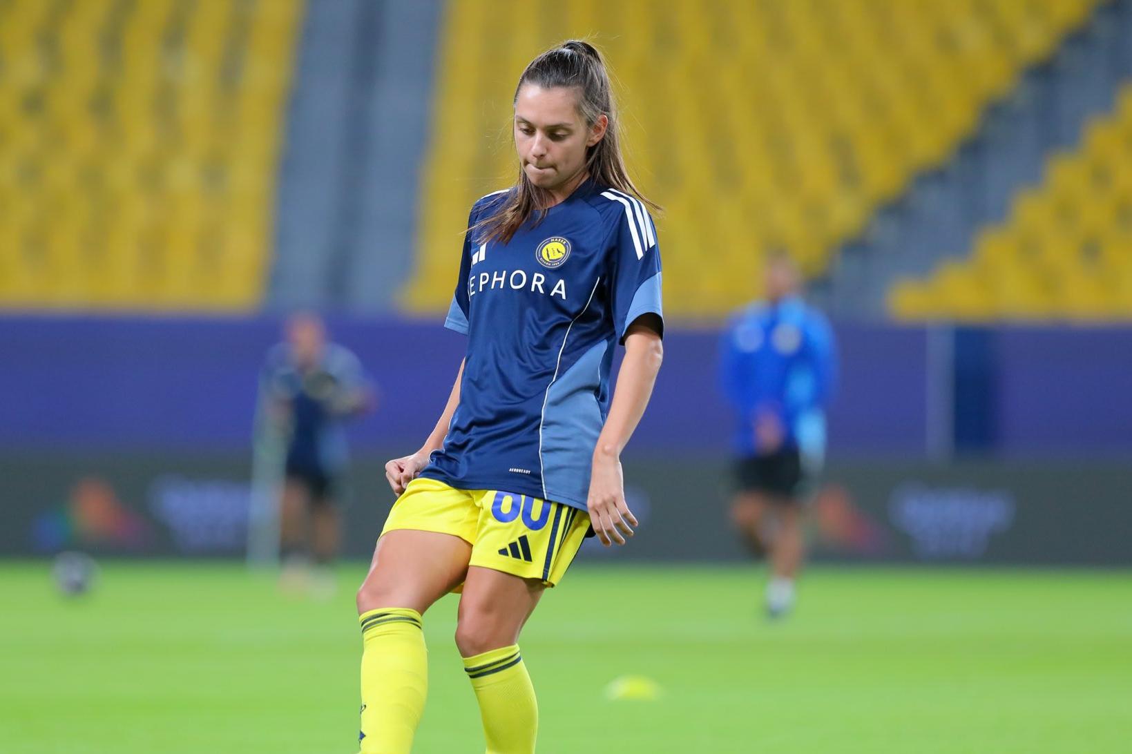 Andreia Faria foi campeã saudita - Foto: Al Nassr