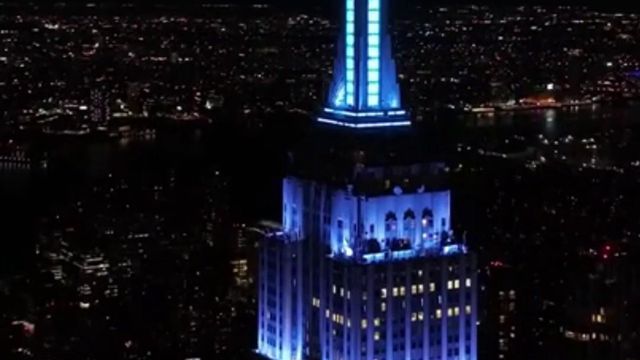 O Empire State Building ficou azul (e a culpa é do Man. City)
