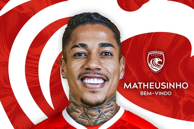 Matheusinho assina pelo Santa Clara até 2027
