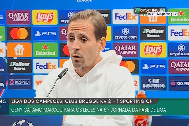 «No Sporting só mudou o treinador, a responsabilidade é minha»