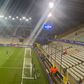 O ambiente no Jan Breydelstadion antes do duelo entre Club Brugge e Sporting