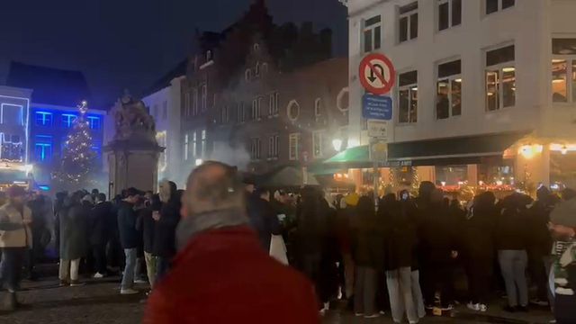 Adeptos leoninos já se fazem ouvir em Brugge