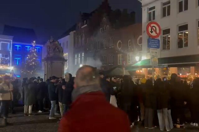 Adeptos leoninos já se fazem ouvir em Brugge