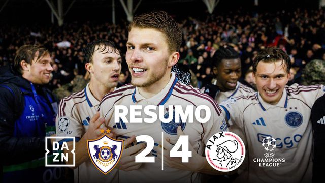 Reviravolta, chuva e o início da libertação: Ajax vence o Qarabag (resumo)