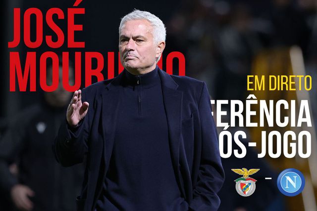 EM DIRETO: acompanhe a conferência de imprensa de Mourinho
