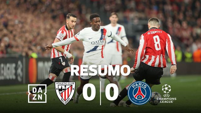 Athletic Bilbao trava o campeão europeu PSG (resumo)