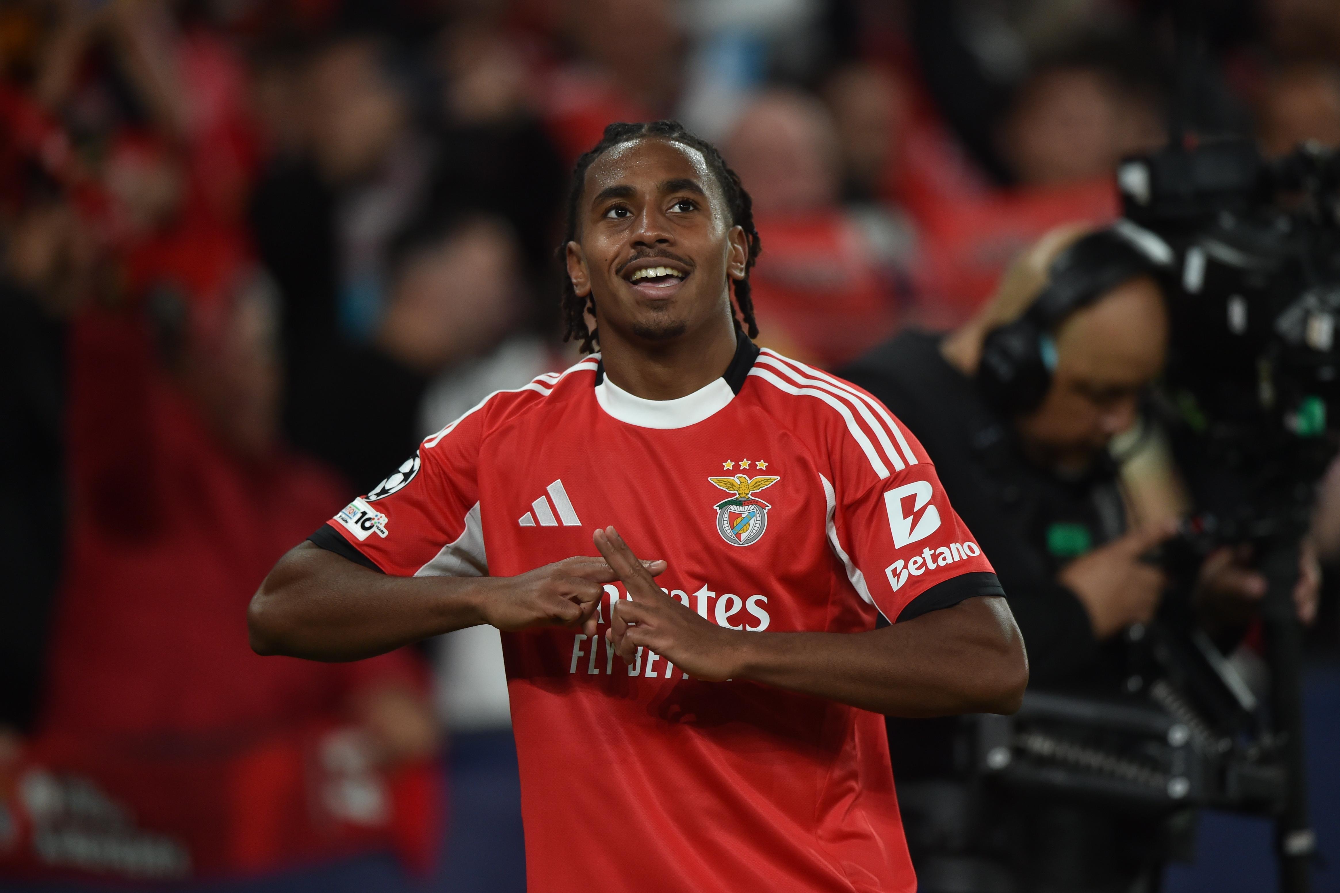 Leandro Barreiro, médio do Benfica (foto: Miguel Nunes)