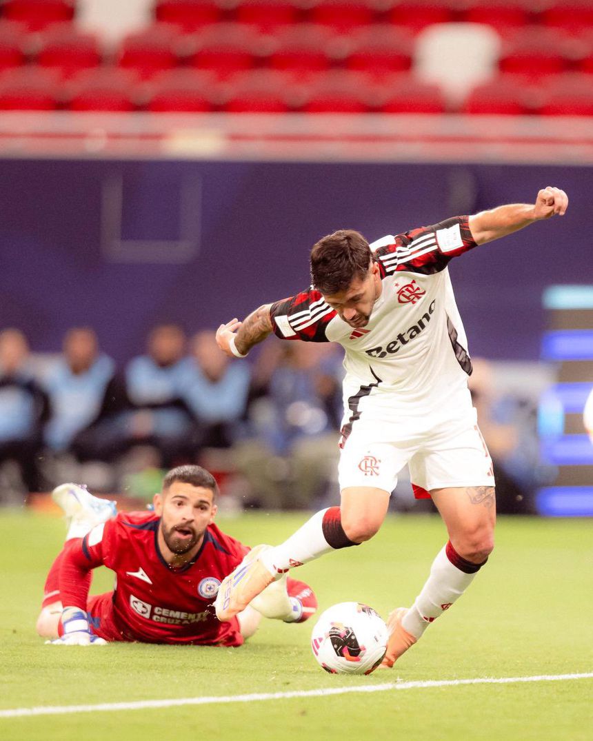 O momento do 1-0 do Flamengo - Foto: CR Flamengo