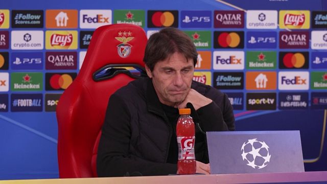 Conte e o cansaço do Nápoles: «O Benfica teve dois dias extra»