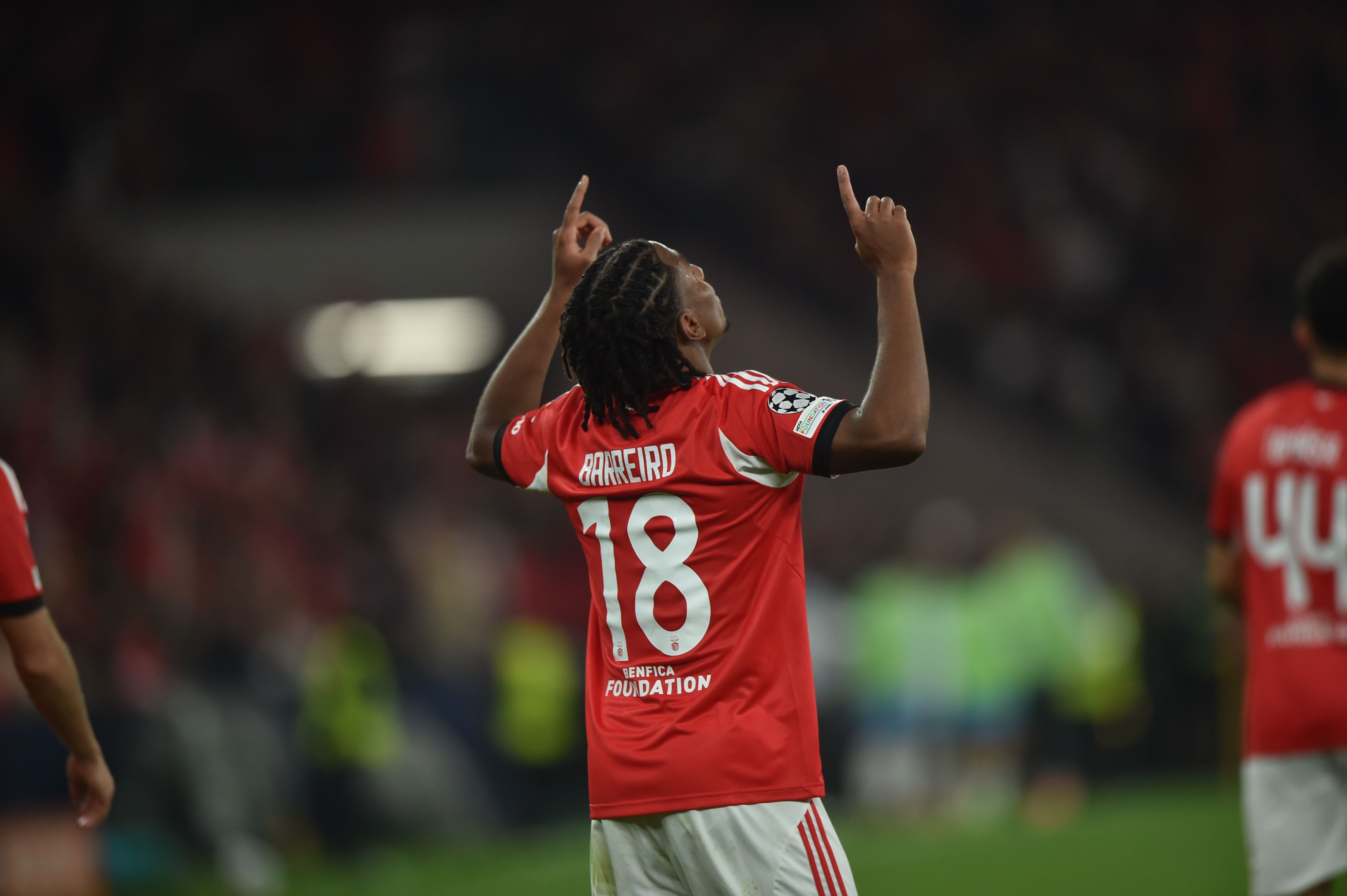 Leandro Barreiro a festejar o 2-0 - Foto: Miguel Nunes