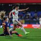 O Benfica bateu-se, mas não conseguiu evitar a derrota perante o poderoso Barcelona, que dita a eliminação na Champions feminina. Foto: IMAGO