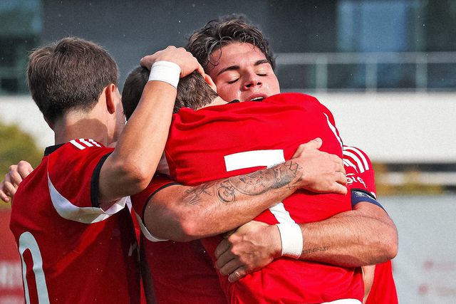 Festejos dos jovens encarnados - Foto: Benfica