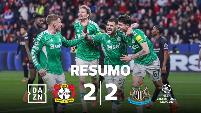 Newcastle esteve perto da vitória, mas Grimaldo tinha outros planos (resumo)