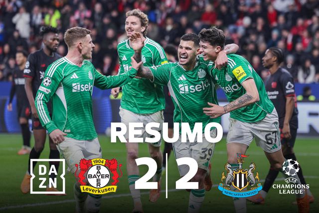 Newcastle esteve perto da vitória, mas Grimaldo tinha outros planos (resumo)
