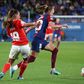 O Benfica enfrenta um teste árduo frente ao Barcelona, um dos mais fortes candidatos à conquista da Champions feminina. Foto: IMAGO