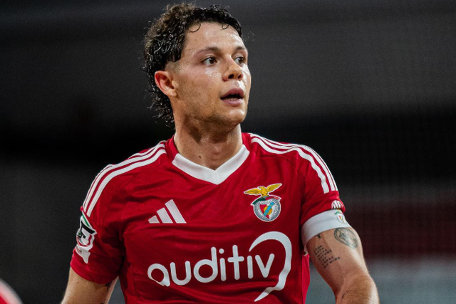 Afonso Jesus em ação pelo Benfica