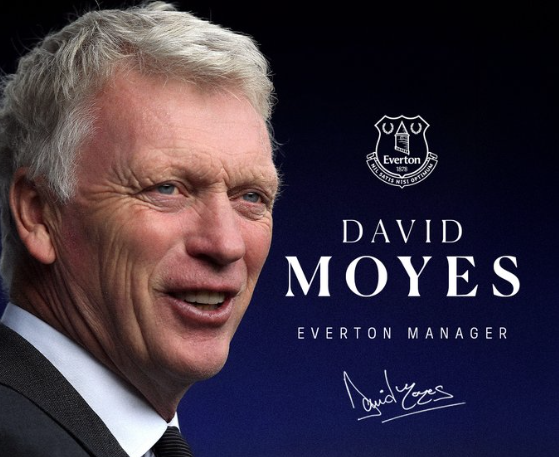 Mercado: David Moyes oficializado no Everton