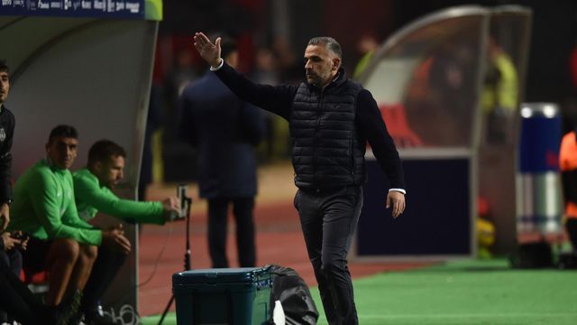 Rui Borges irritado na final da Taça da Liga