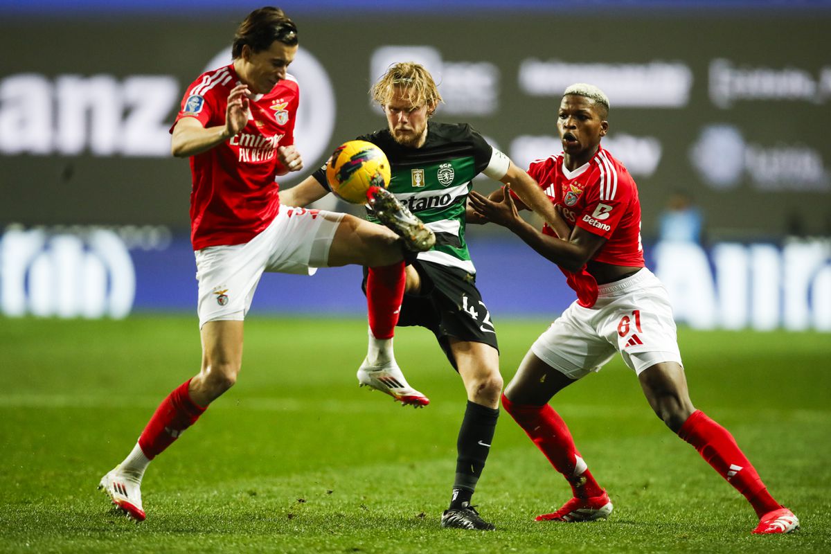 Sporting-Benfica, 1-1 (6-7) Destaques do Sporting: Hjulmand, mais do que a ponta do icebergue