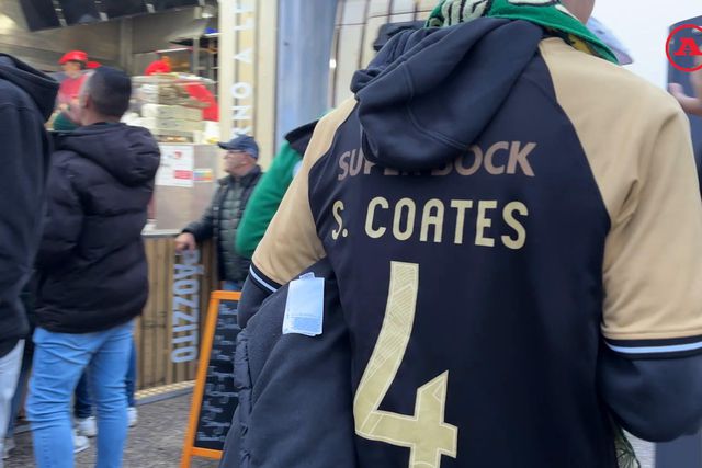 O ambiente no 'meeting point' do Sporting