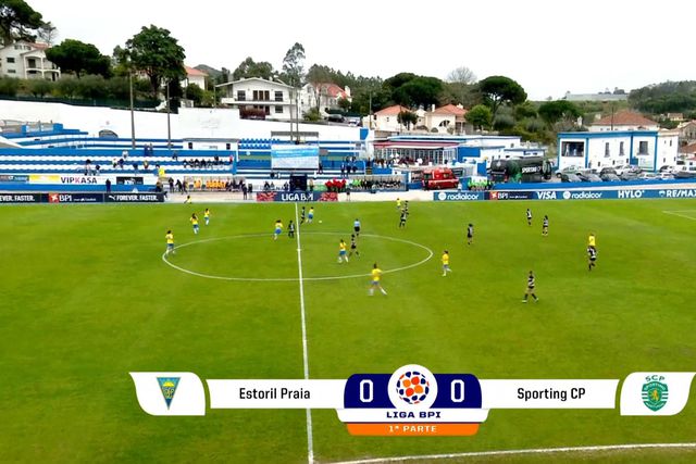 O resumo da goleada do Sporting ao Estoril na Liga BPI