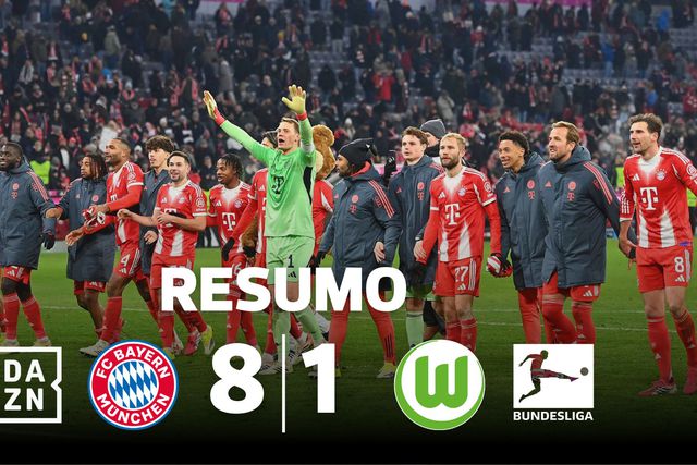 Massacre em Munique: Bayern 'destrói' Wolfsburgo (resumo)