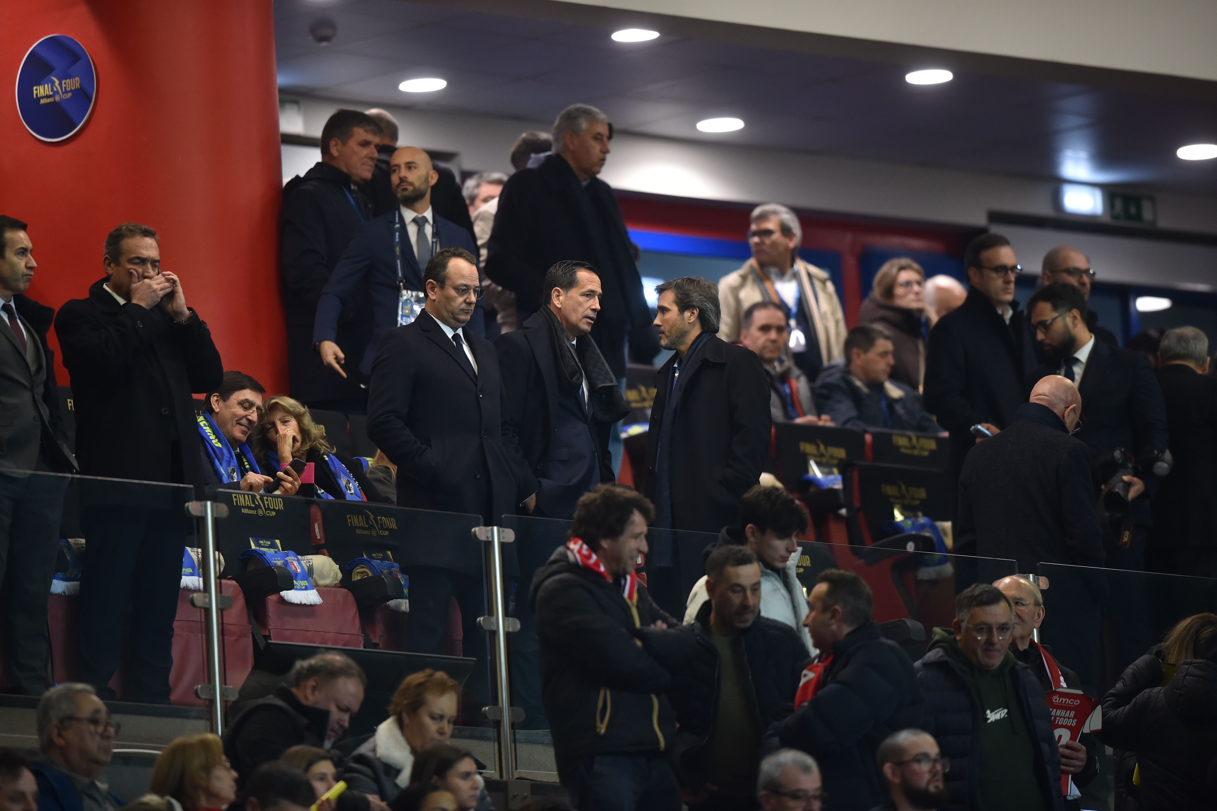 Tribuna do Estádio Dr. Magalhães Pessoa, em Leiria, na final da Allianz Cup - foto: Miguel Nunes