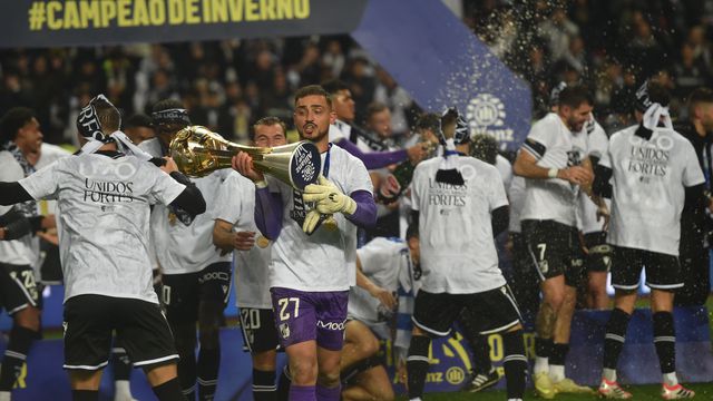A festa do Vitória de Guimarães depois da conquista da Taça da Liga - Foto: Miguel Nunes